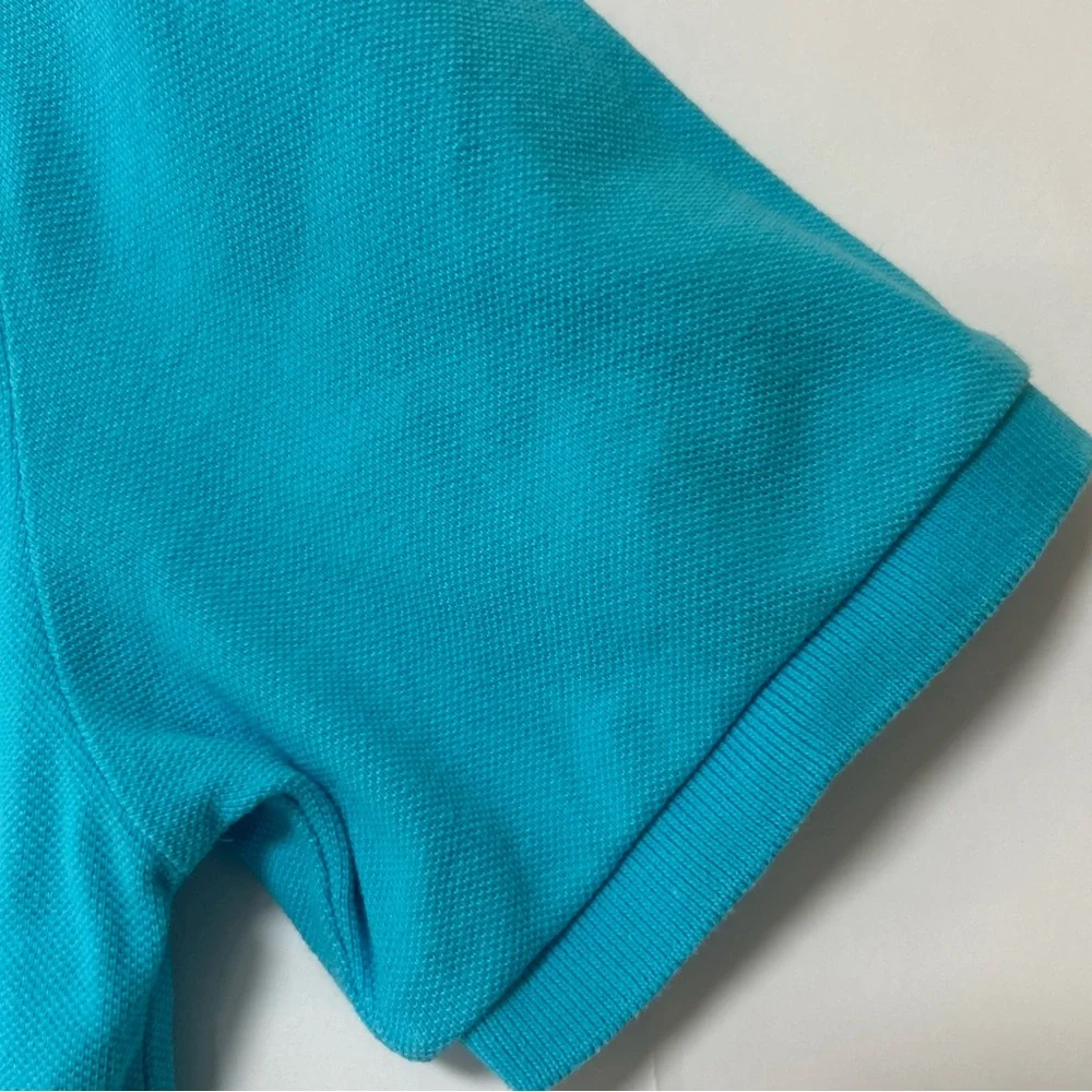 Polo by Ralph Lauren Men’s Boys Youth Teal Short-Sleeve Polo Shirt Sise‎ 14-16 L